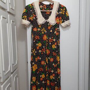 Vintage 60s Floral Dress